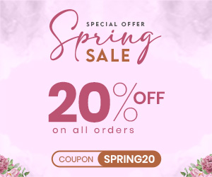 Spring sale 20% off