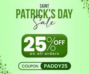 Saint Patrick Sale 25% off on Pet care products