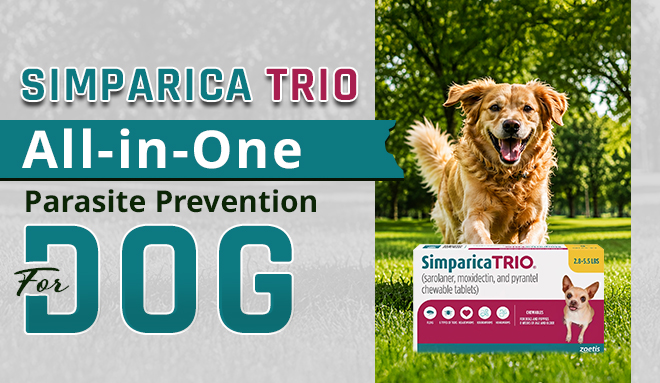 Simparica Trio Chewable Tablet for Dogs